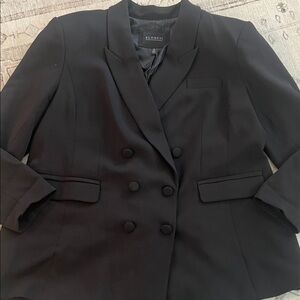 Eloquii Women's Elegant Black Blazer